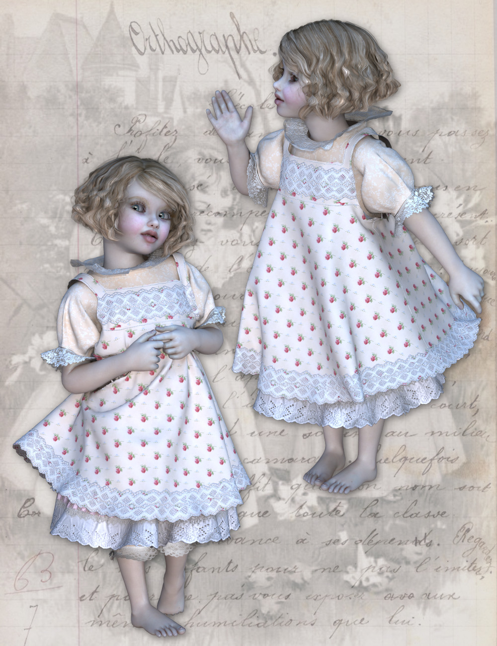 Petite Fille Modele for The Kids 4 by N/A