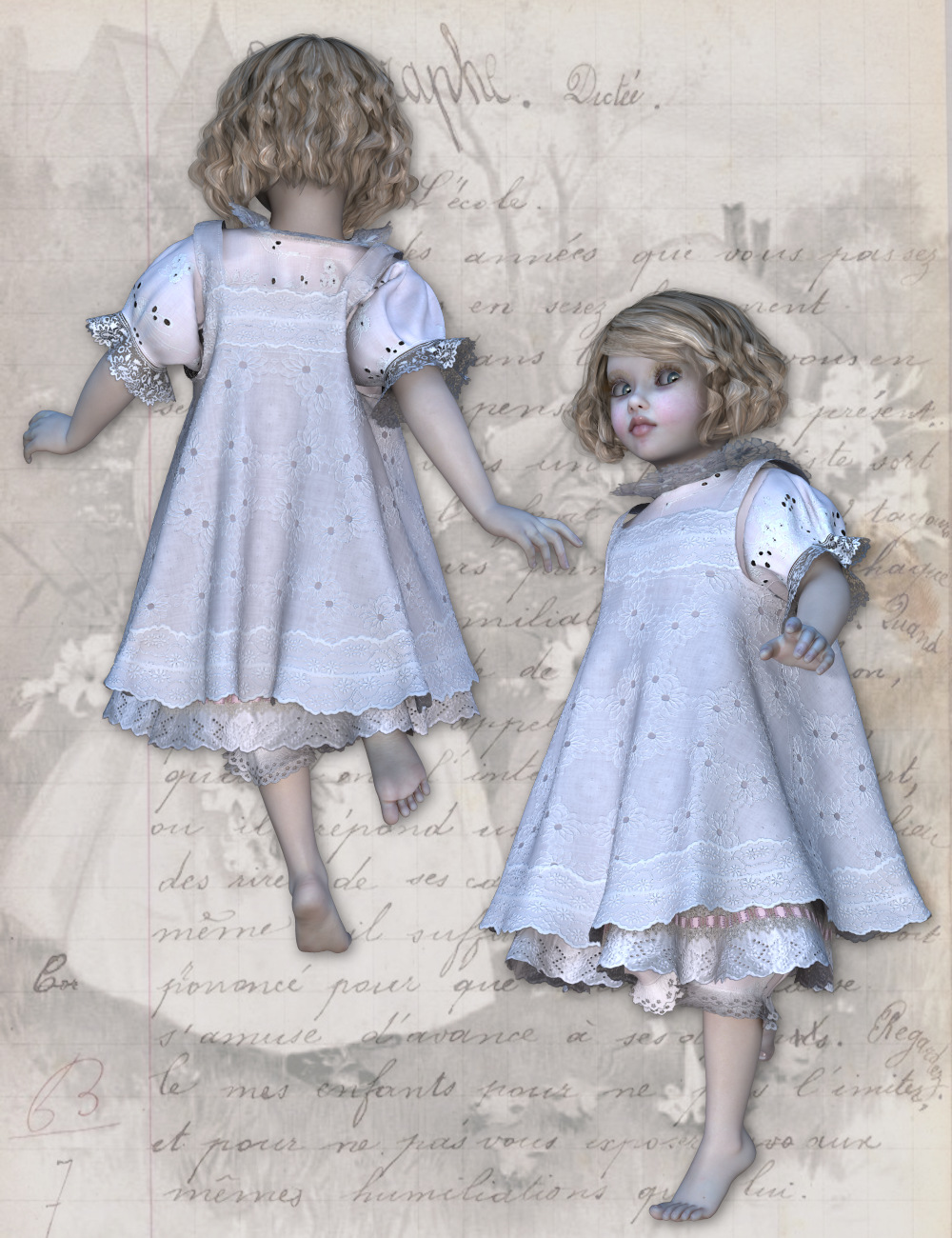 Petite Fille Modele for The Kids 4 by N/A