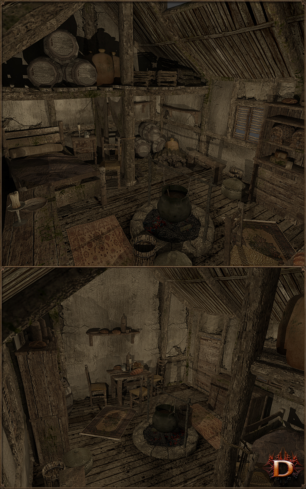 Medieval Fisherman's Hut by N/A