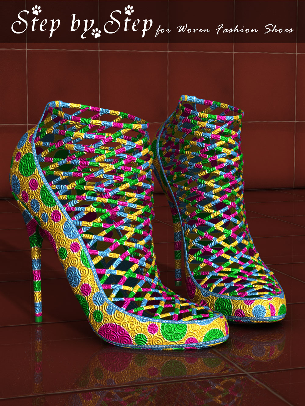 Step by Step: Woven Fashion Shoes by N/A
