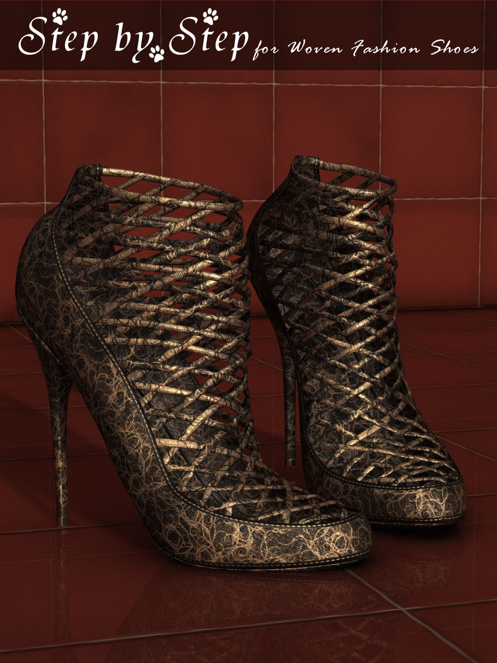 Step by Step: Woven Fashion Shoes by N/A
