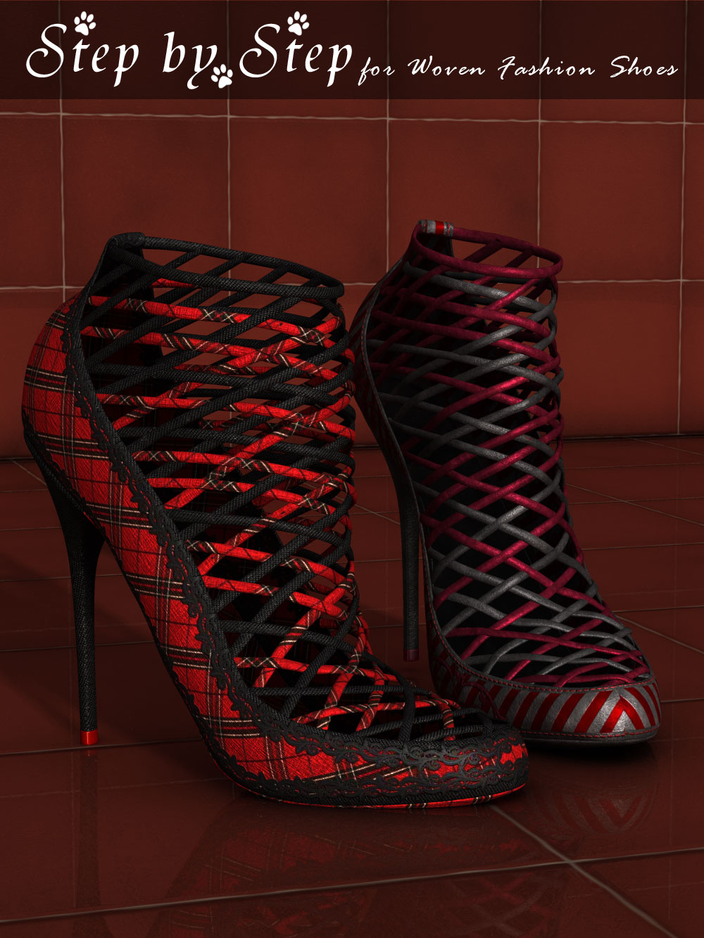 Step by Step: Woven Fashion Shoes by N/A