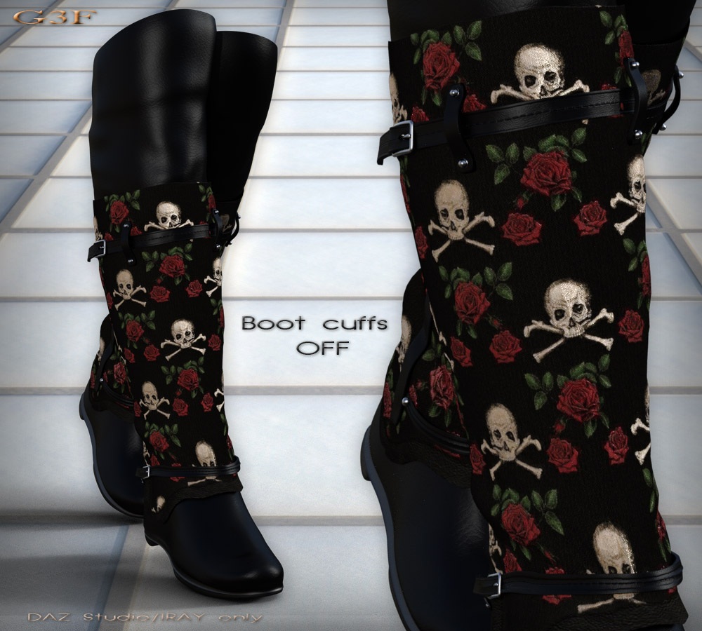 Laced Fantasy Boots G3F by N/A