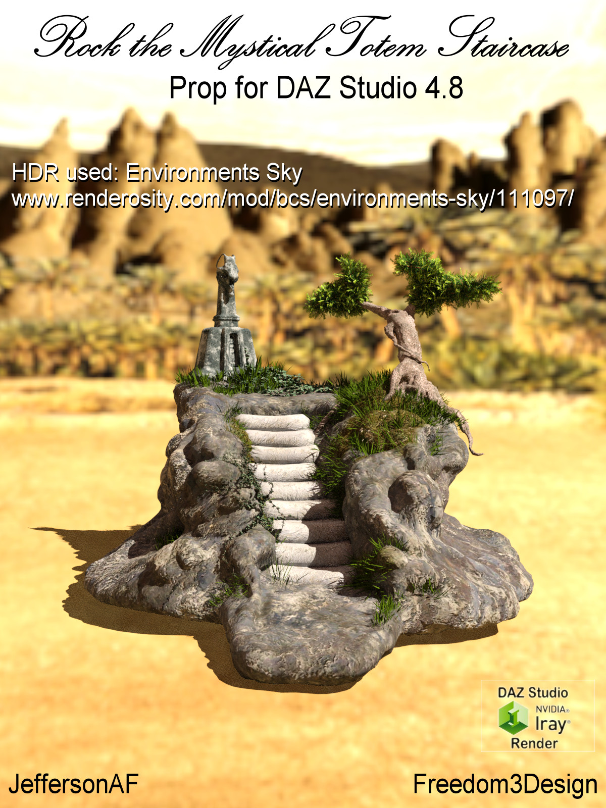 Rock the Mystical Totem Staircase by N/A