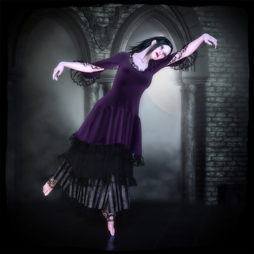 FRQ Dynamics: Vintage Layered Dress 2.0 by N/A