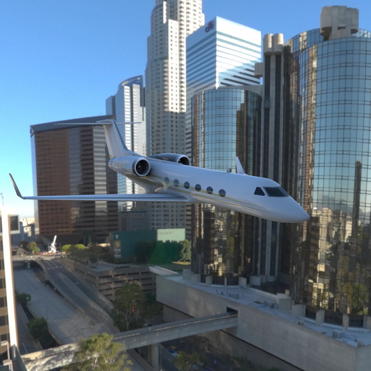 Gulfstream G450 (for Poser) by N/A