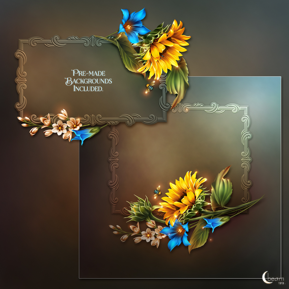 Moonbeam's Bright Yellow Sunflowers by N/A