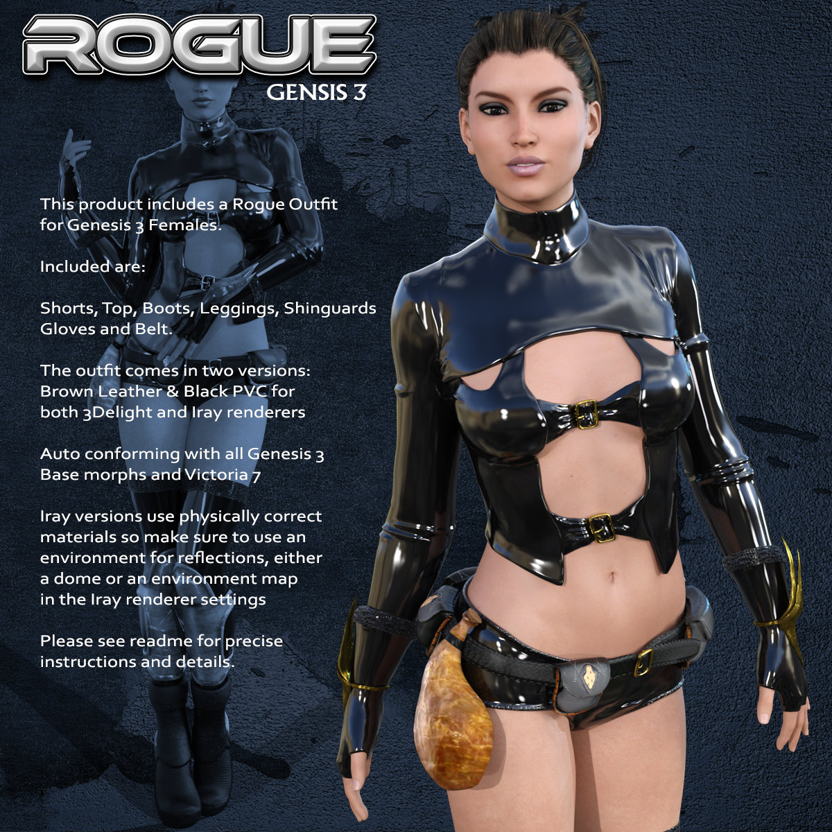 Exnem Rogue Outfit for G3 by N/A