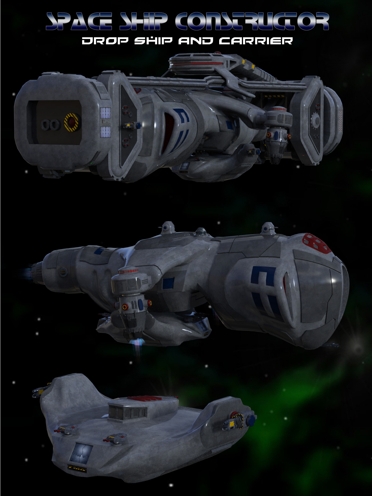 Space Ship Constructor Drop Ship by N/A
