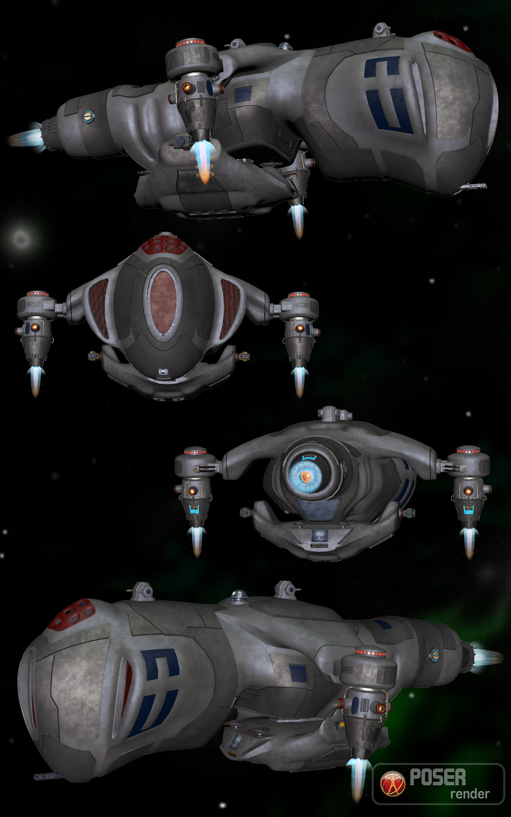 Space Ship Constructor Drop Ship by N/A