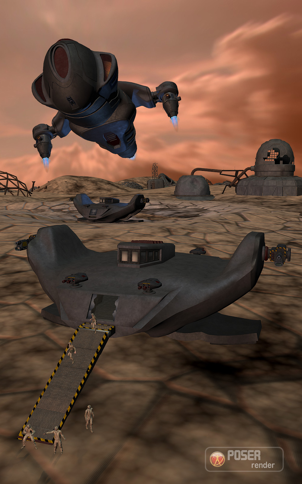 Space Ship Constructor Drop Ship by N/A