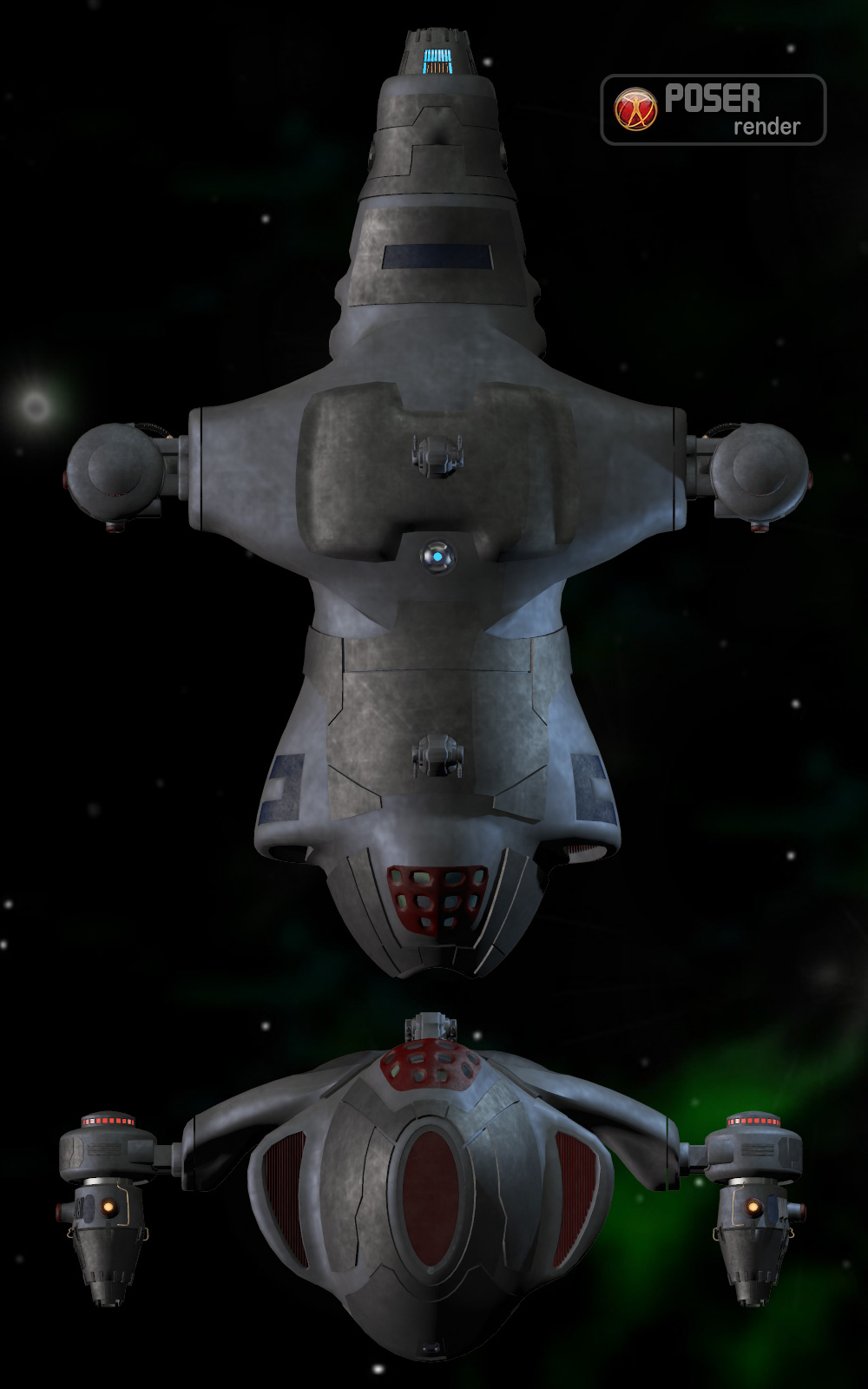 Space Ship Constructor Drop Ship by N/A