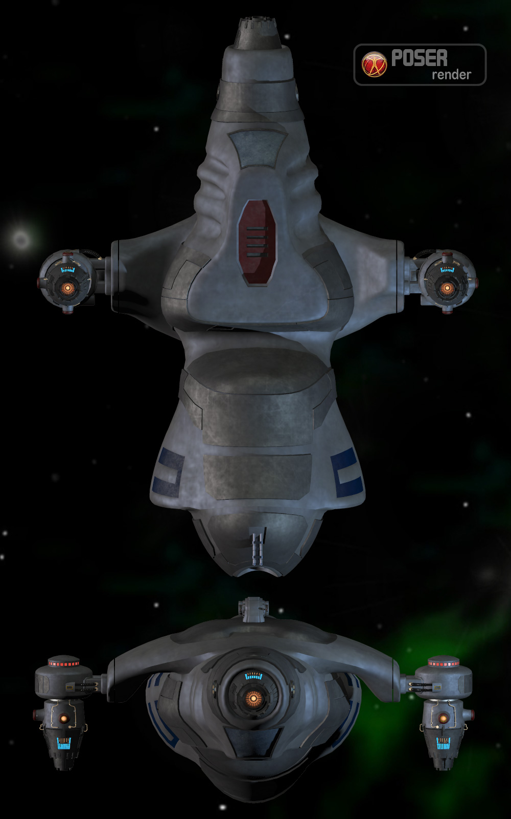 Space Ship Constructor Drop Ship by N/A