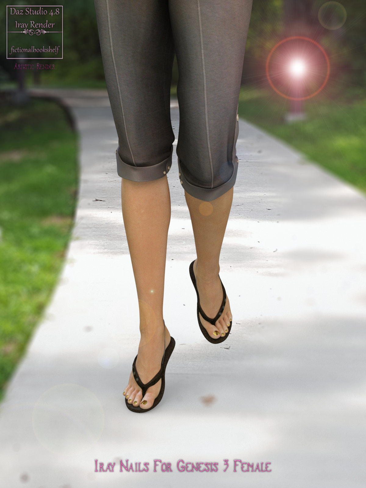 Iray Nails For Genesis 3 Females by N/A