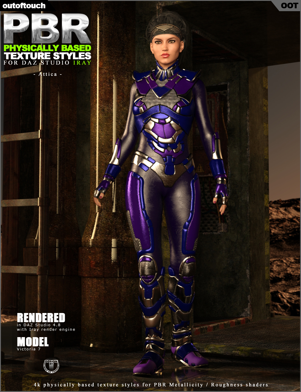OOT PBR Texture Styles for Attica for G3F by N/A