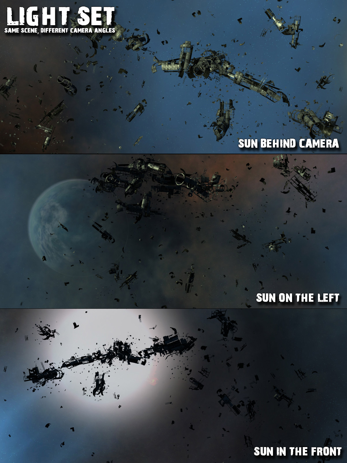 Space Debris_Set of Props by N/A