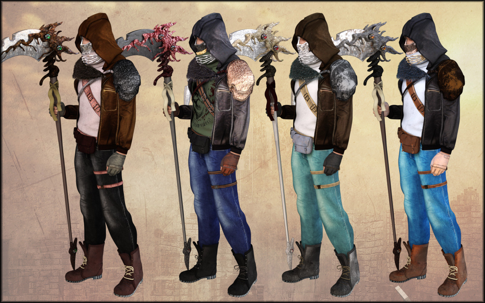 Savage Hunter Textures by N/A