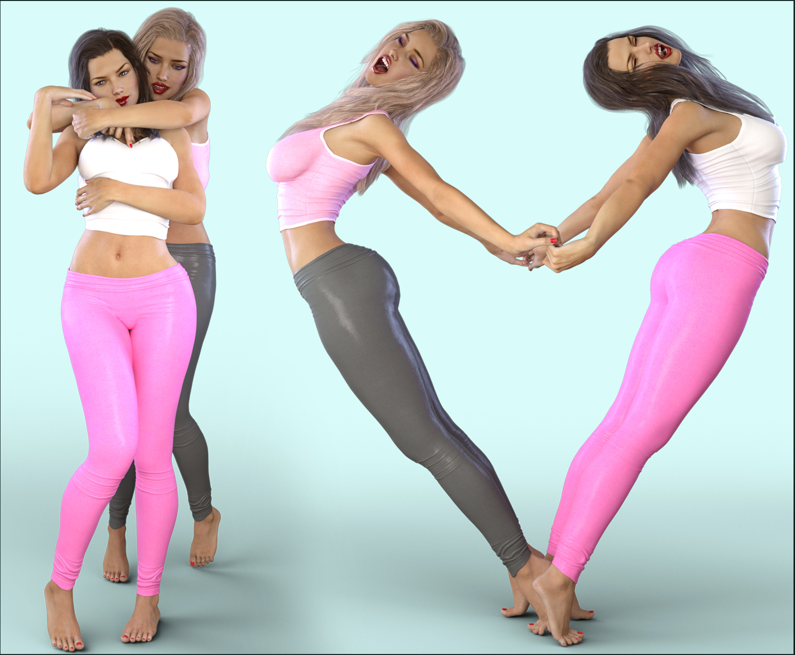 Z Girl Power - Poses for G3F/V7 by N/A