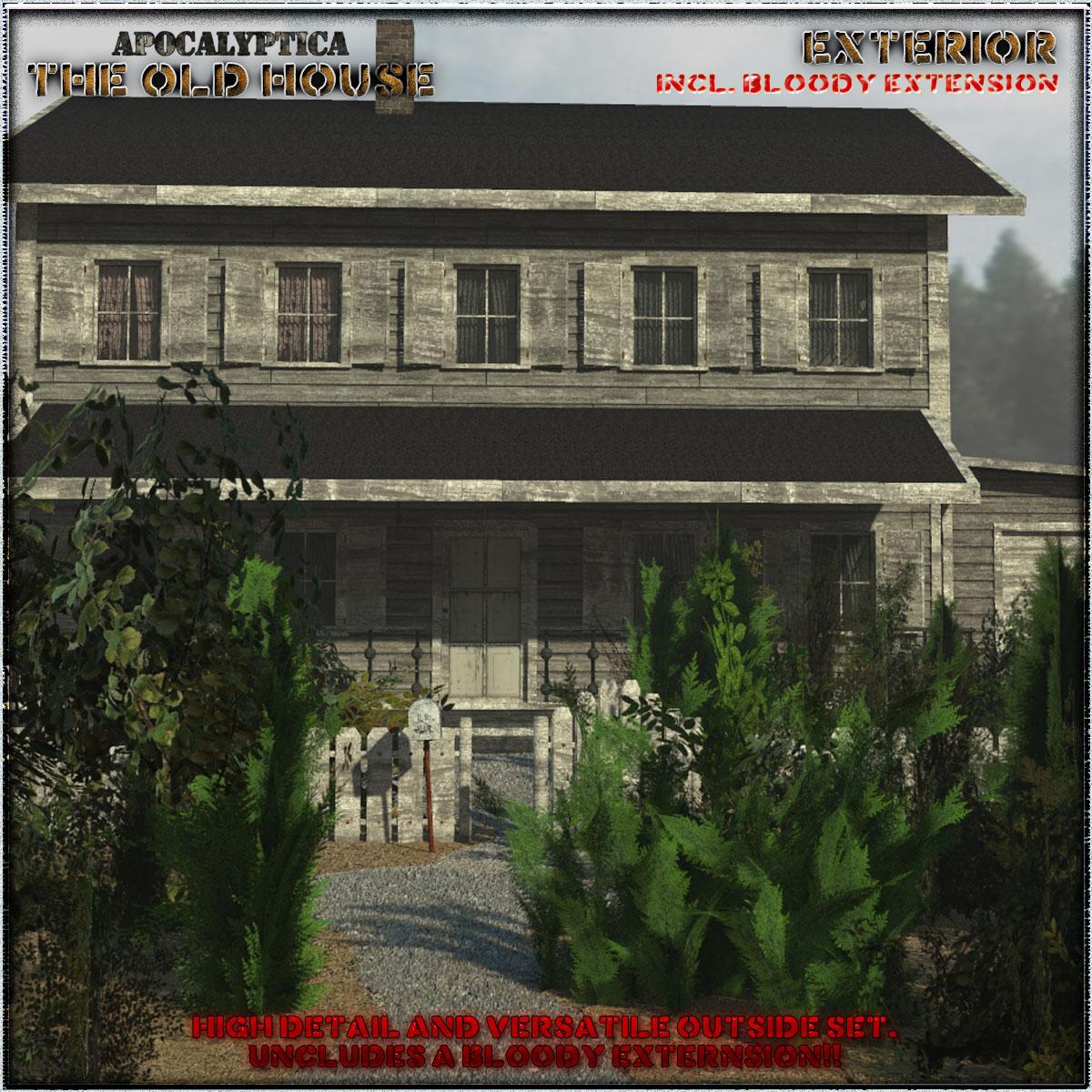 Old House Exterior & Bloody Extension by N/A