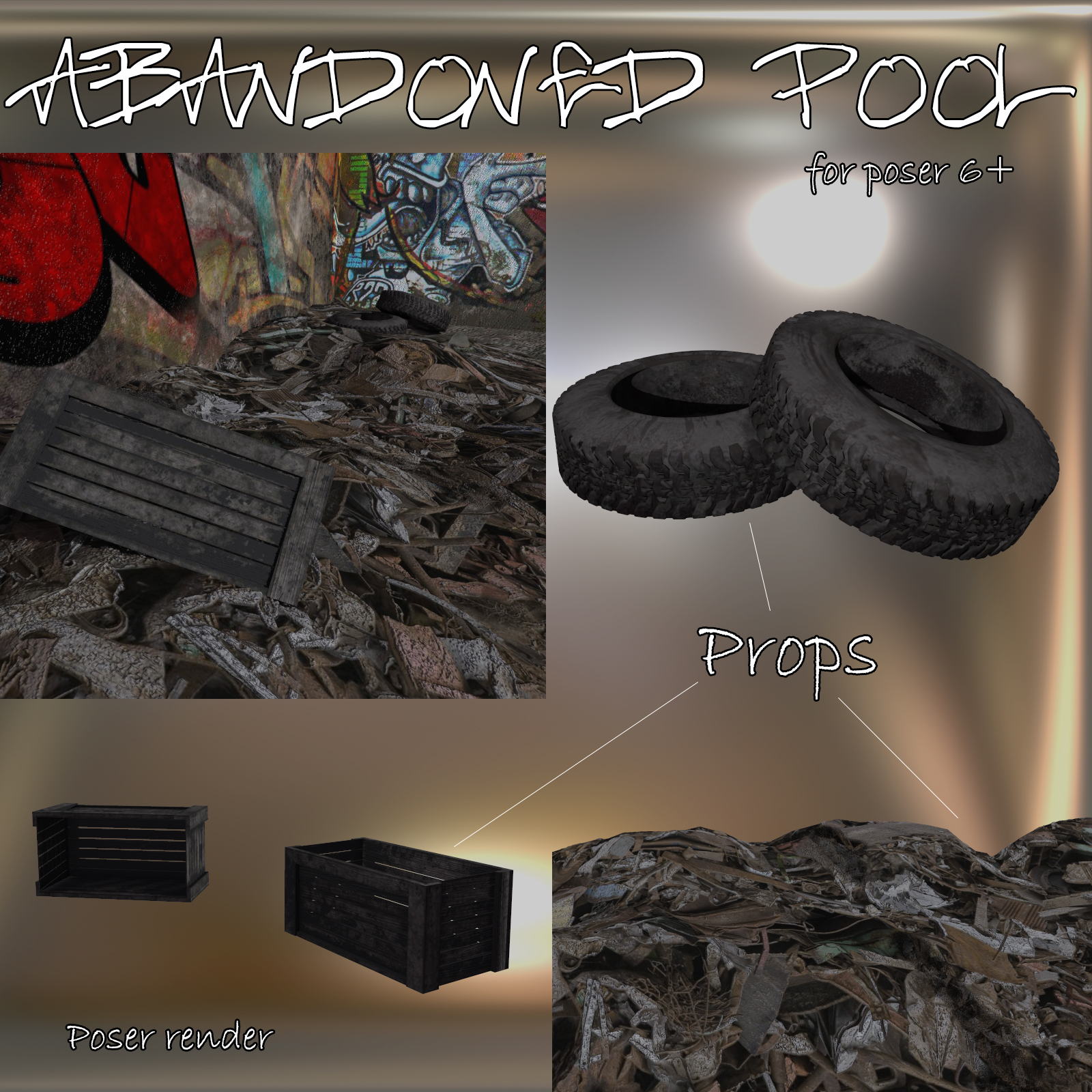 AJ Abandoned Pool by N/A