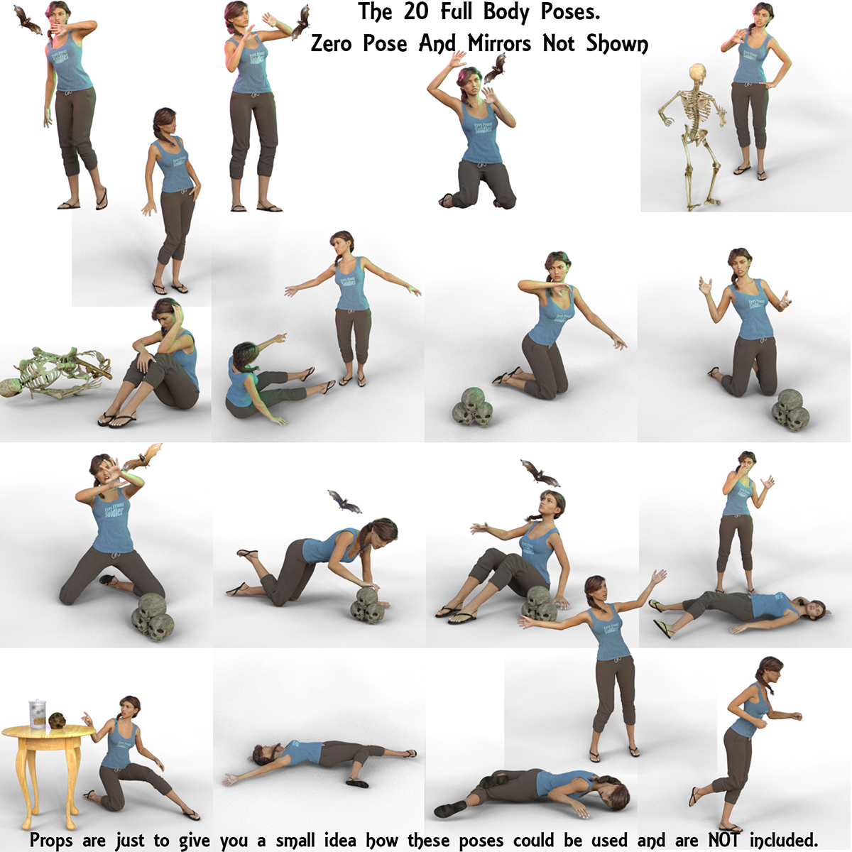 The Haunting of G3F - Pose and Expressions by N/A
