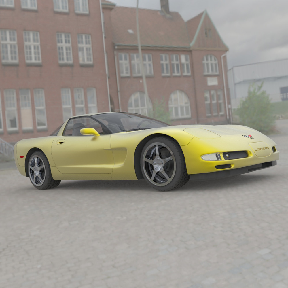 Chevrolet Corvette 2003 (for Poser) by N/A