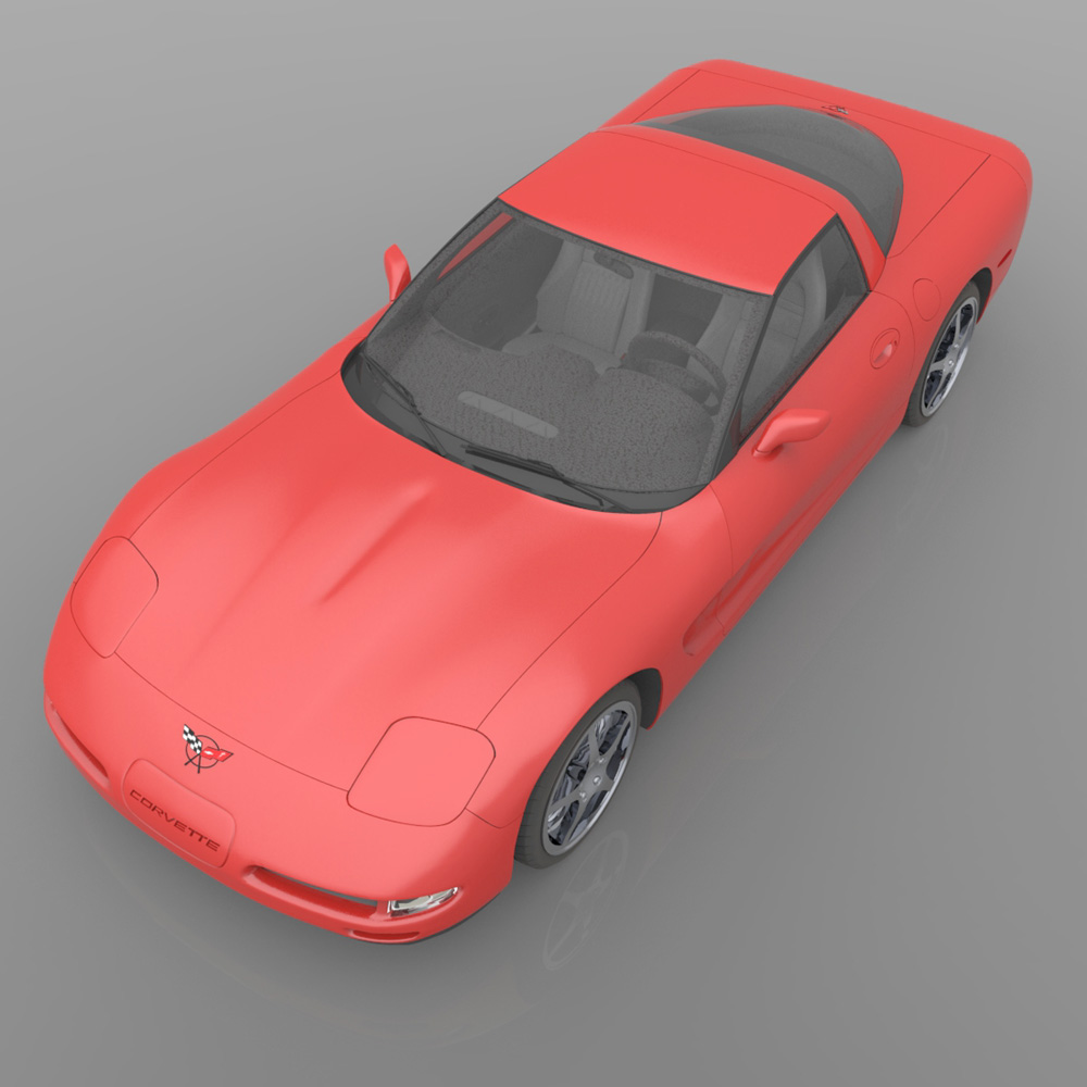 Chevrolet Corvette 2003 (for Poser) by N/A