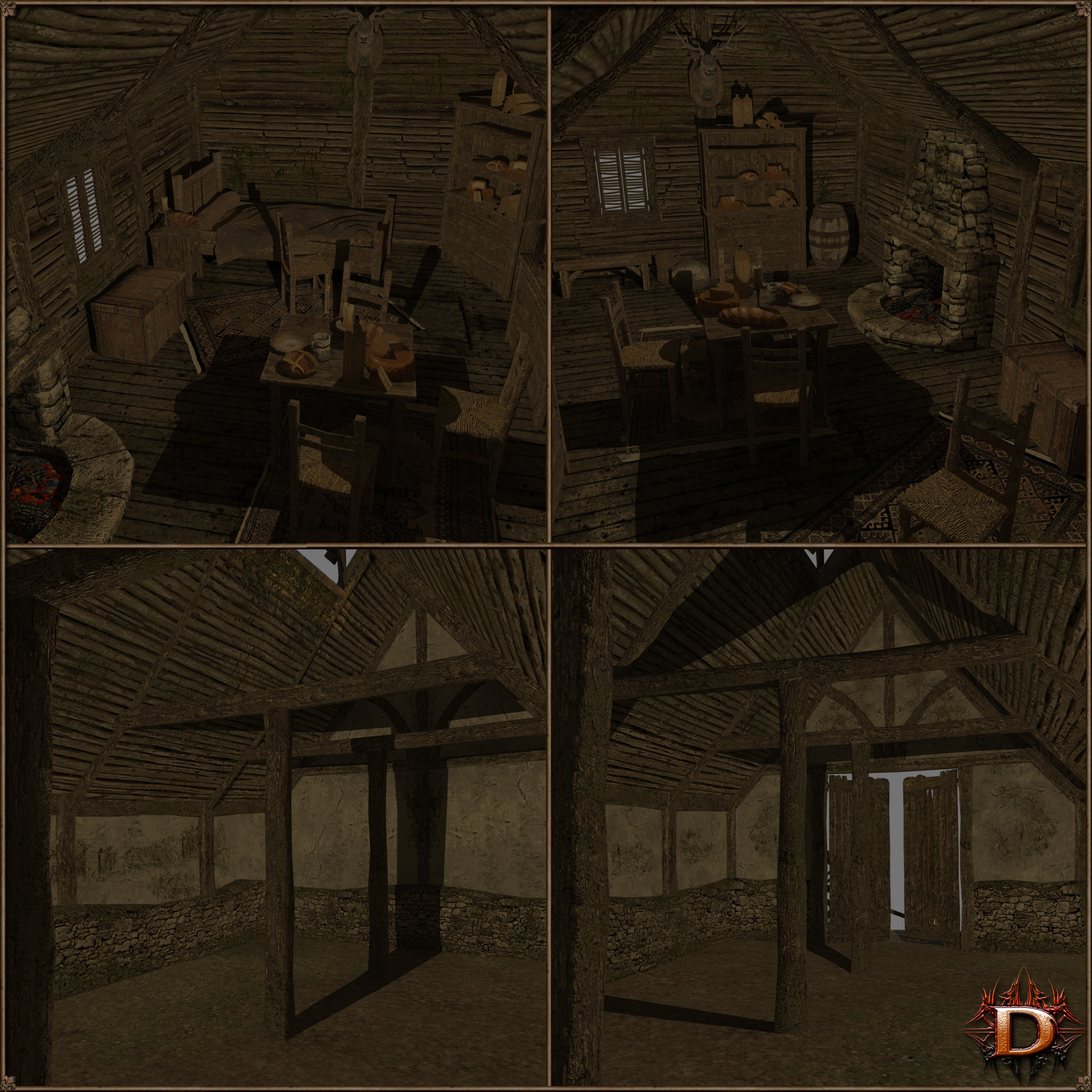 Medieval Stables by N/A