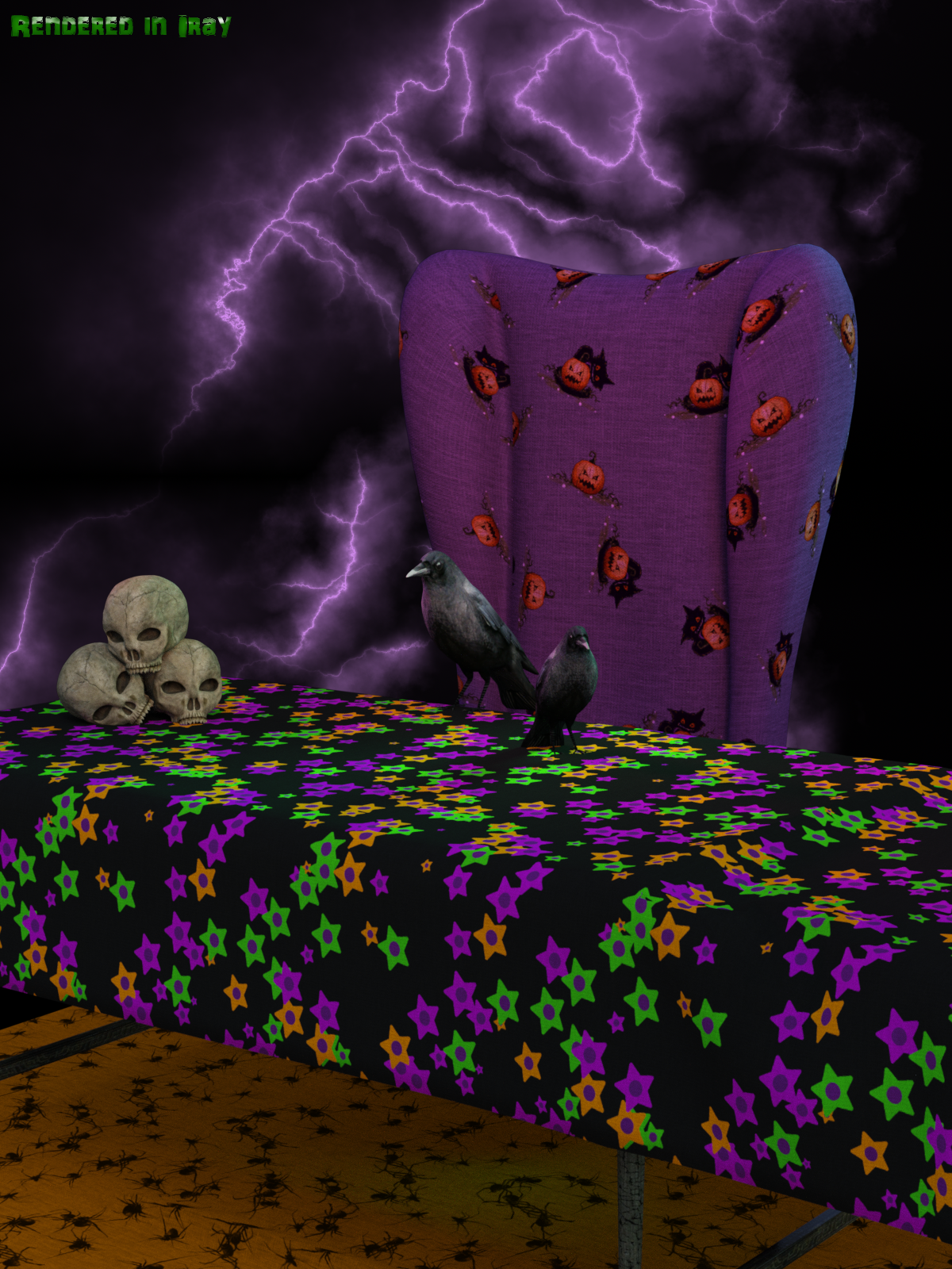 Iray Halloween Fabric Shaders And Seamless Tile Merchant Resource by N/A