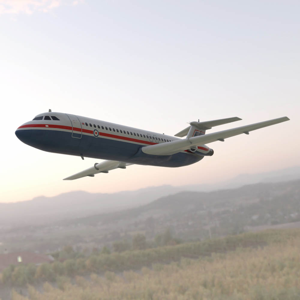 British Aircraft Corp 500  for Poser by N/A