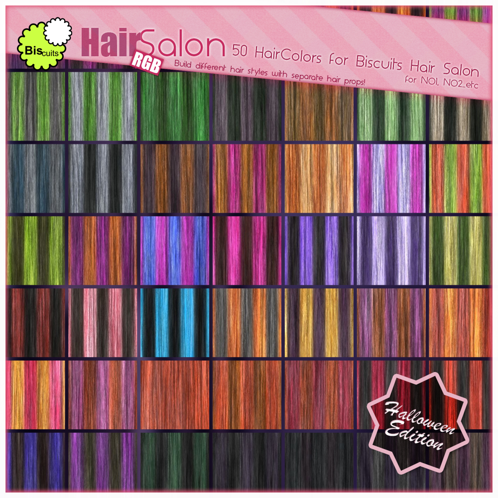 Biscuits RGB Halloween for Hair Salon by N/A