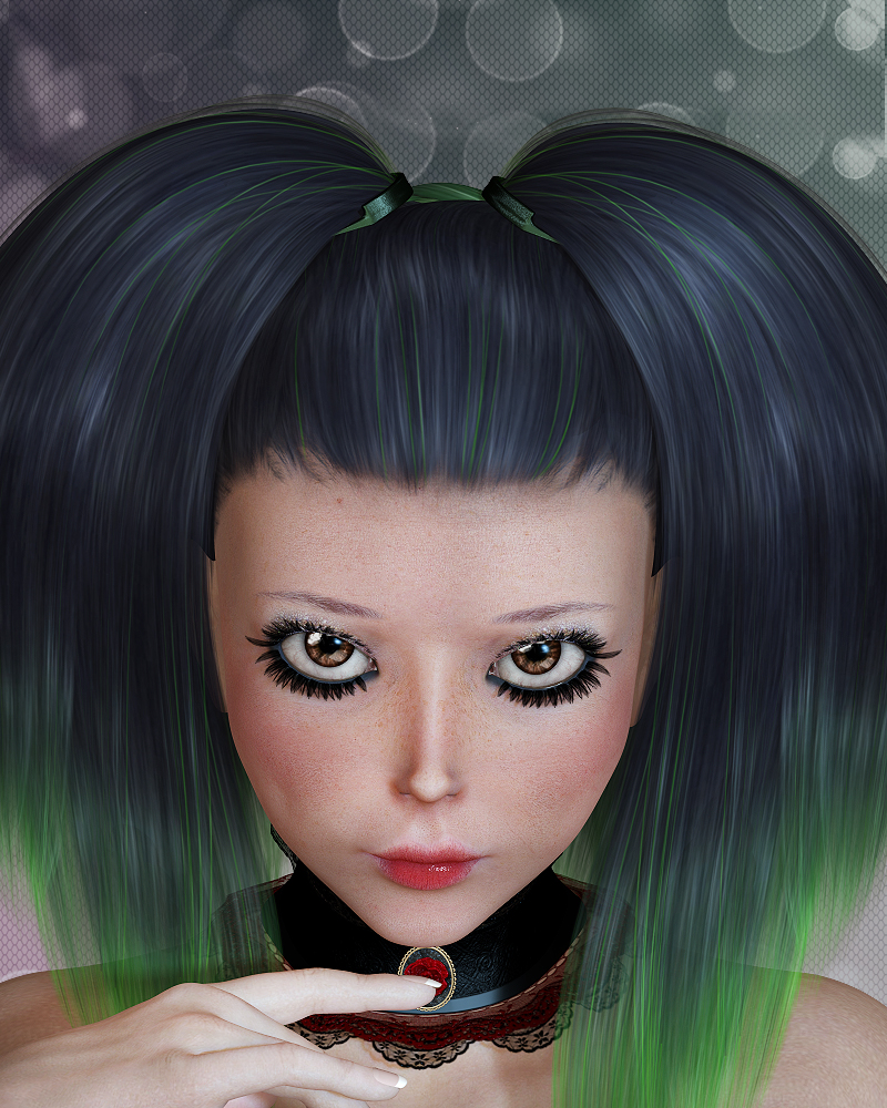 Twizted Steam Falls Hair by N/A