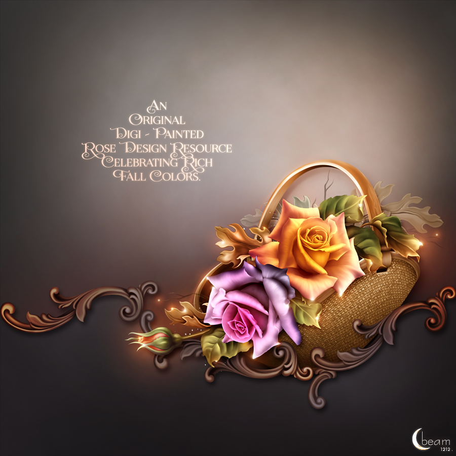Moonbeam's Autumn Roses by N/A