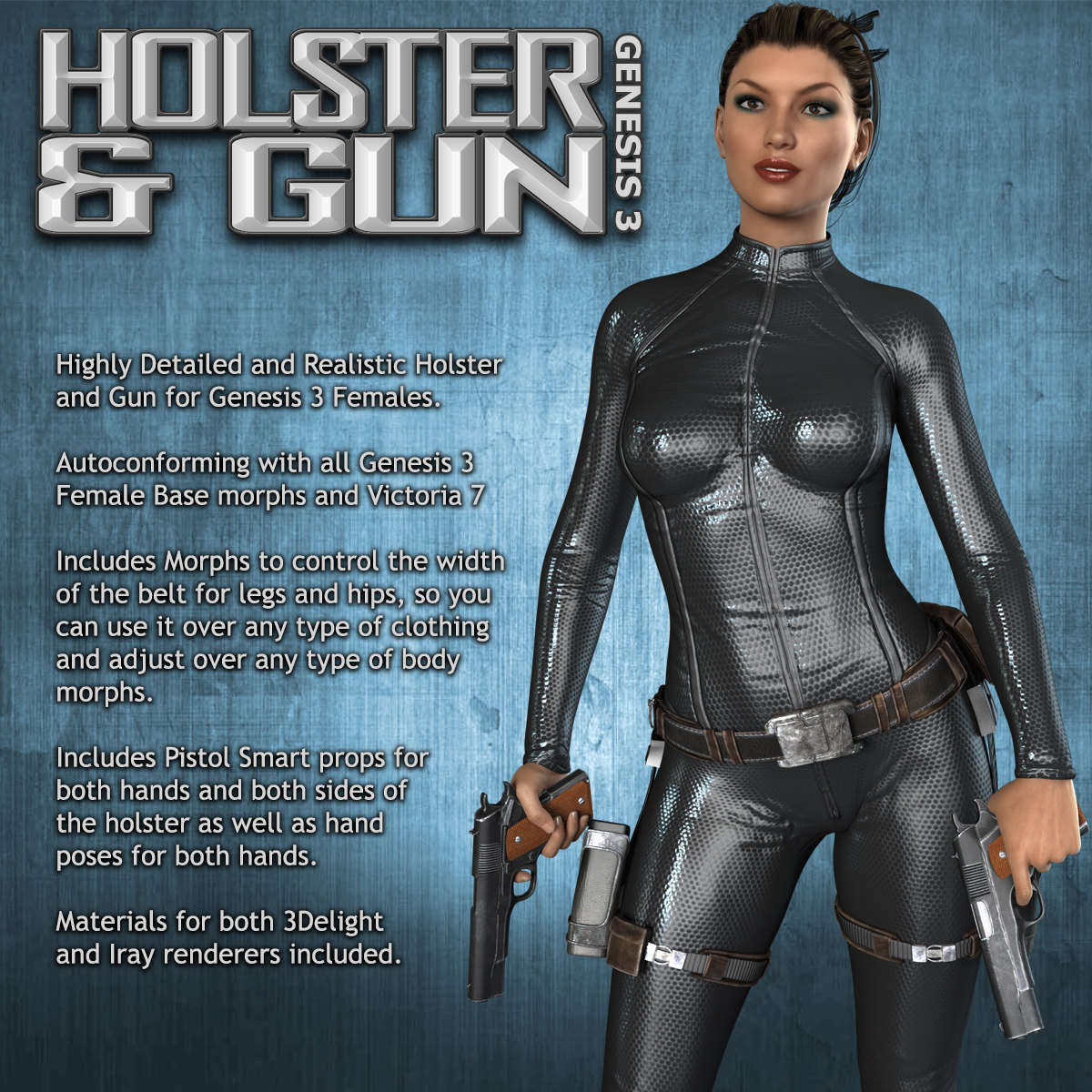 Exnem Holster & Gun for G3 by N/A
