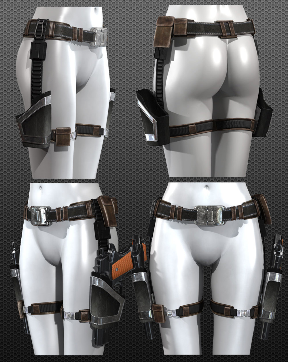 Exnem Holster & Gun for G3 by N/A
