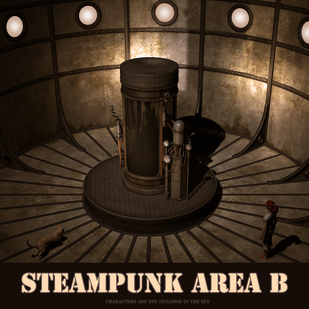 Steampunk area B by N/A