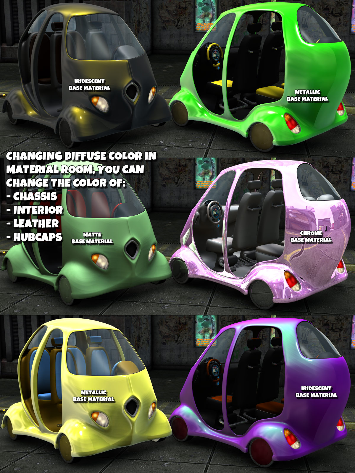 Futuristic Compact Car by N/A