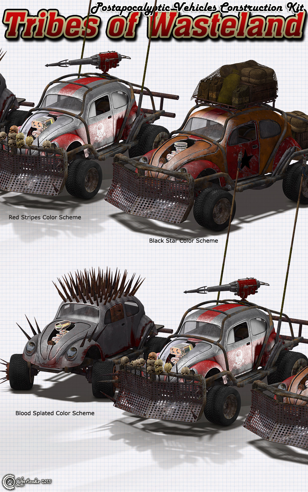 Tribes of Wasteland - Angry Bug Textures by N/A
