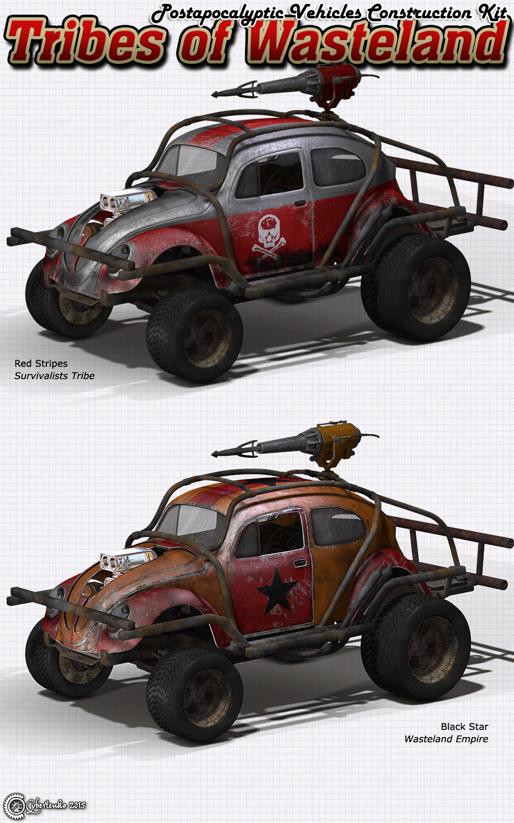 Tribes of Wasteland - Angry Bug Textures by N/A