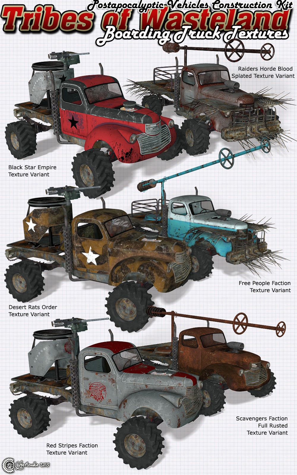 Tribes of Wasteland 2 - Boarding Truck Textures by N/A