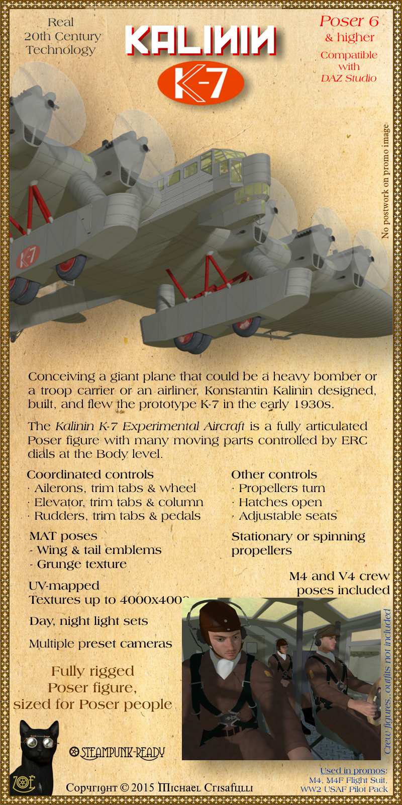 Kalinin K-7 Experimental Aircraft by N/A