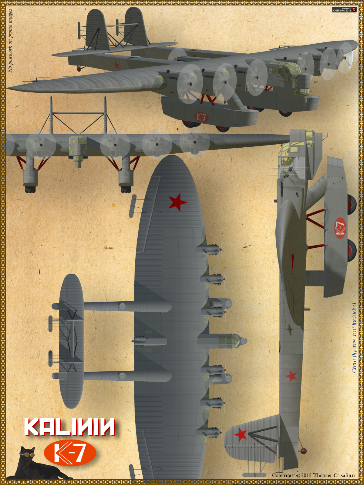 Kalinin K-7 Experimental Aircraft by N/A