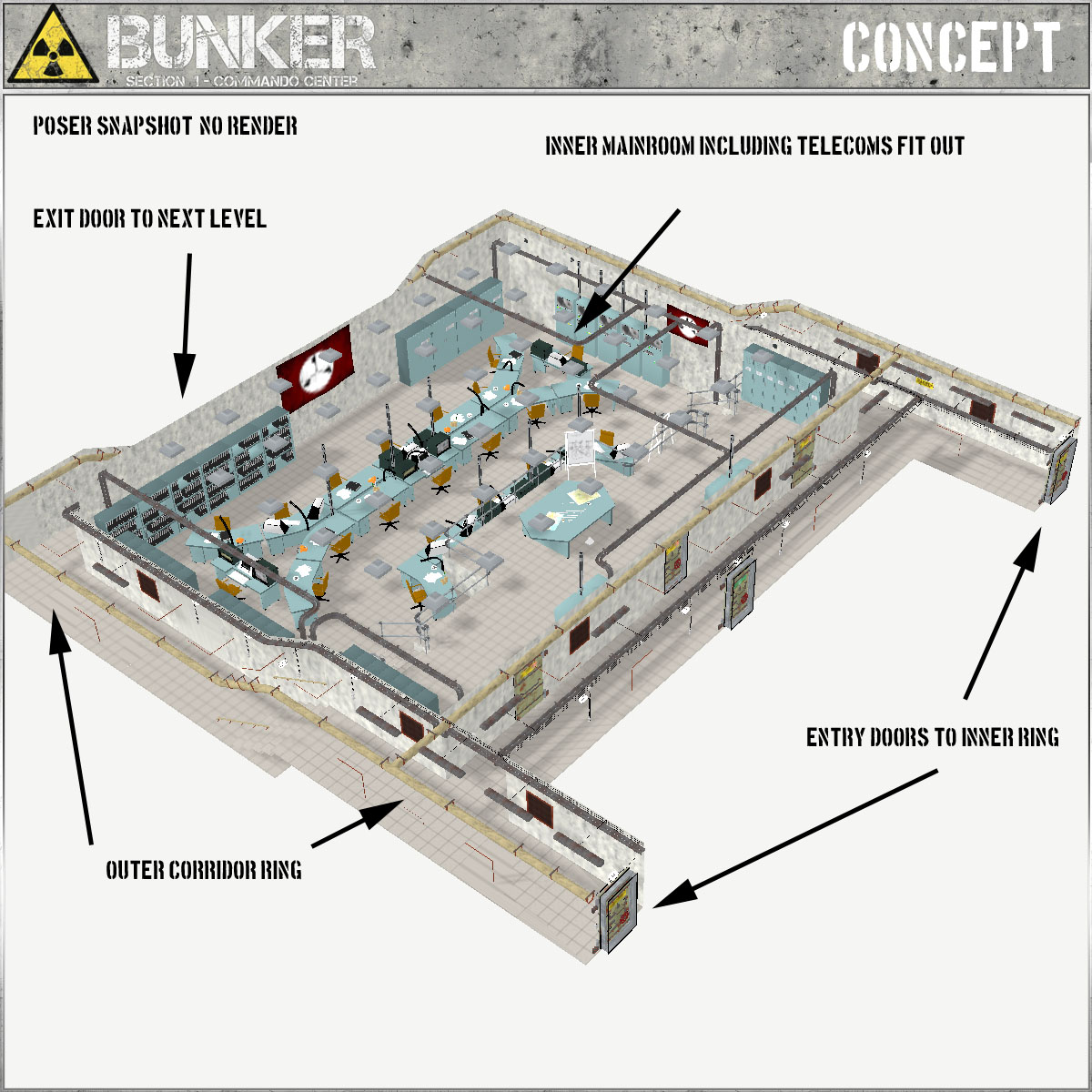 Bunker: S1 - Commando Center by N/A