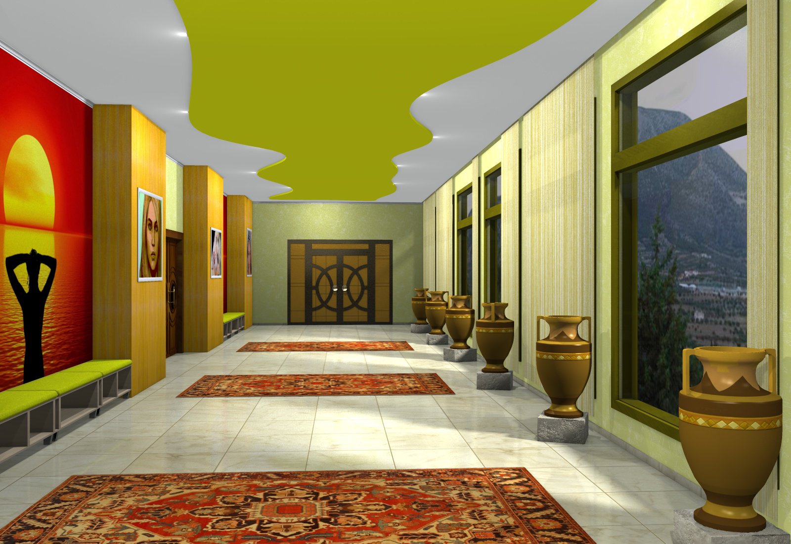 Long corridor by N/A