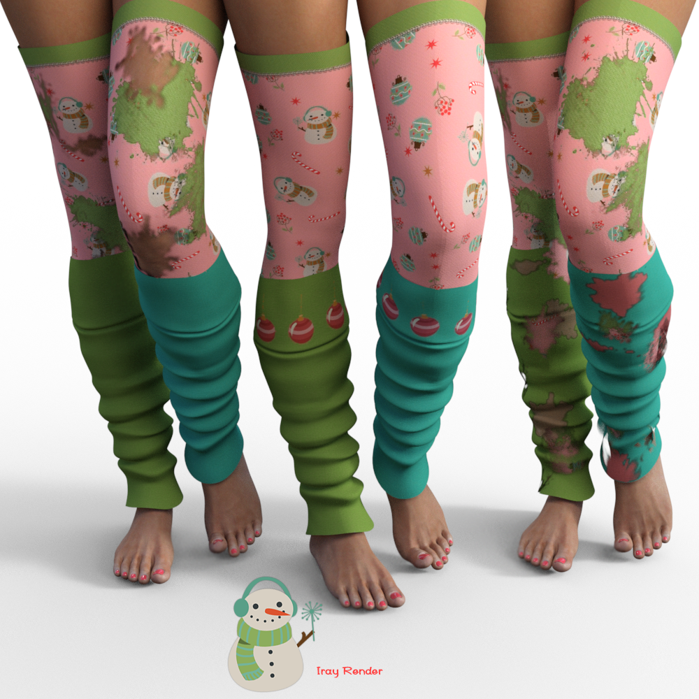 Holidaze For LegWear BY Kaleya by N/A