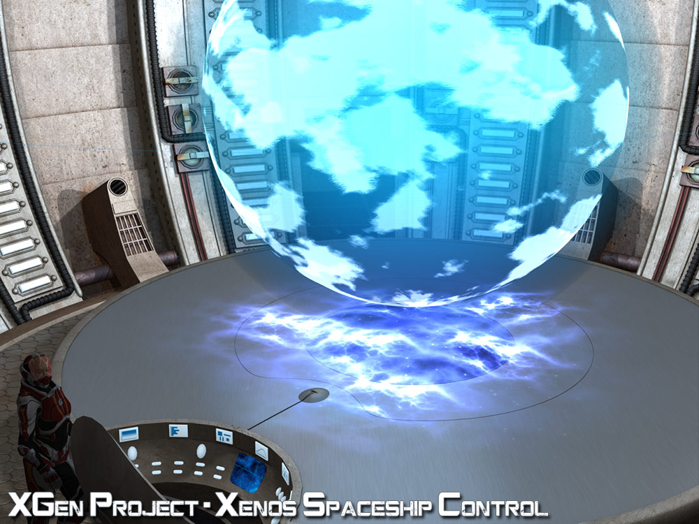 XGen Project, Xenos Spaceship Control Room by N/A