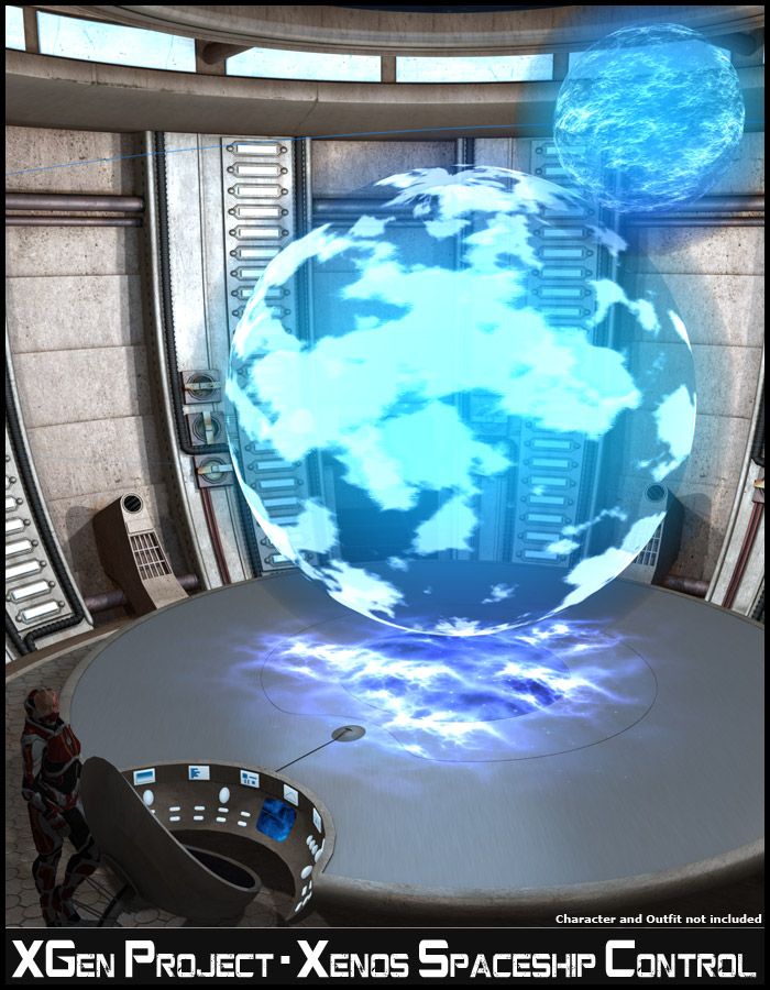 XGen Project, Xenos Spaceship Control Room by N/A