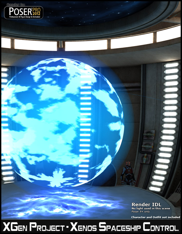 XGen Project, Xenos Spaceship Control Room by N/A