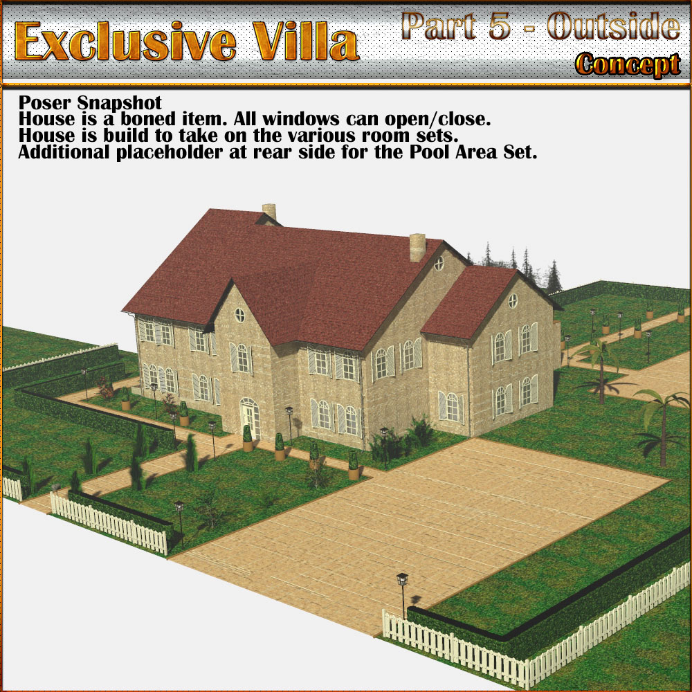 Exclusive Villa 5: Outside Set by N/A