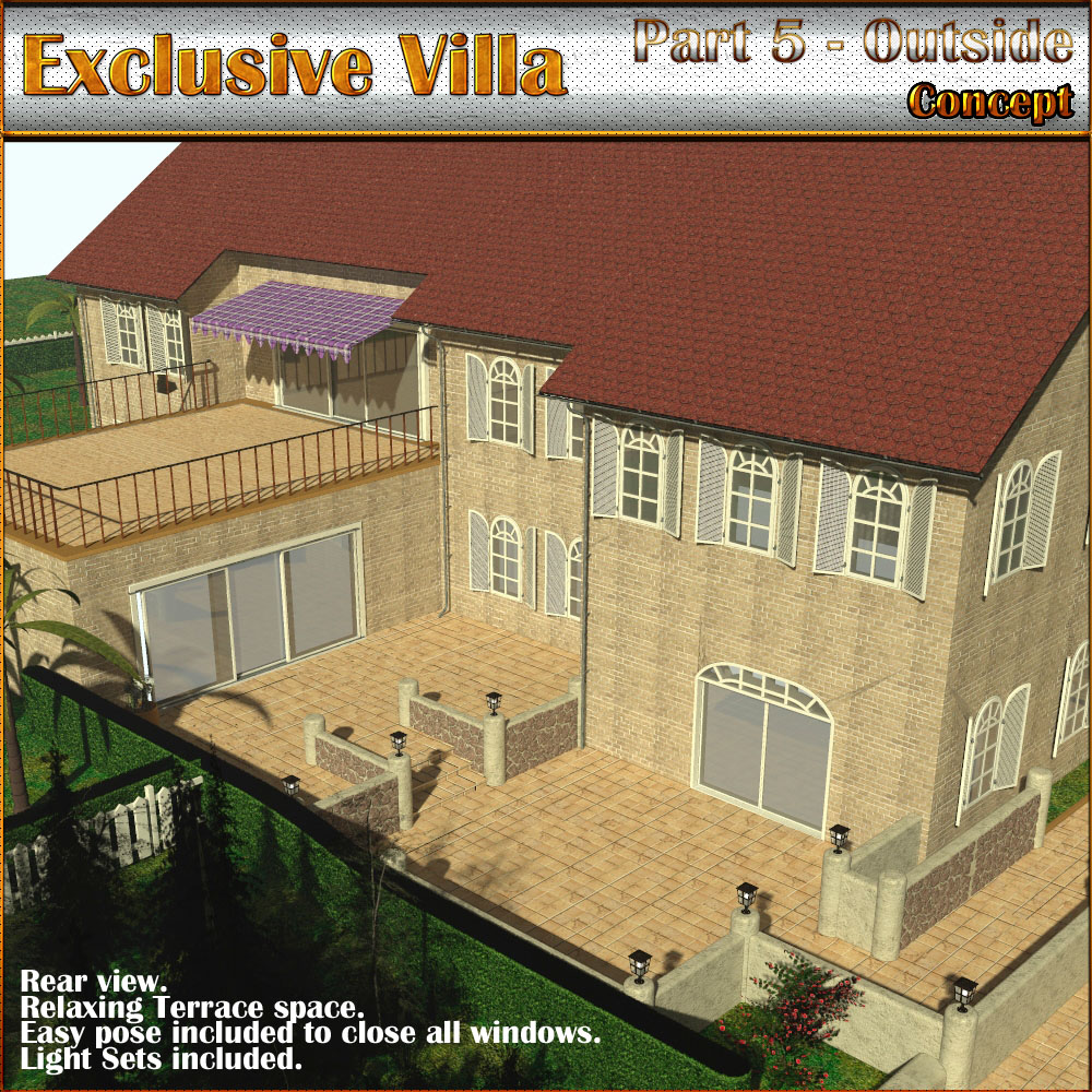 Exclusive Villa 5: Outside Set by N/A